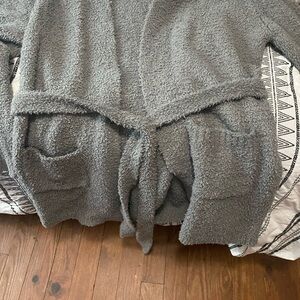 SKIMS Cozy Gray Women's Robe